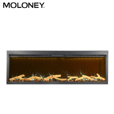70inch 1800mm Freestanding Electric Fireplace PTC Warm Air Stove 750-1500W